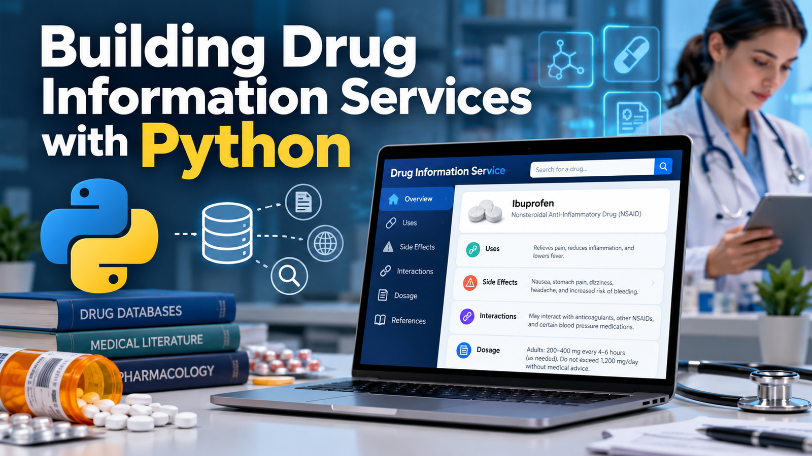 Building Drug Information Services with Python