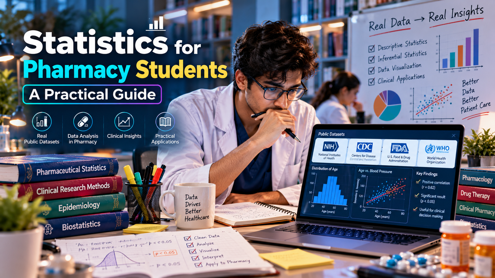 Statistics for Pharmacy Students: A Practical Guide