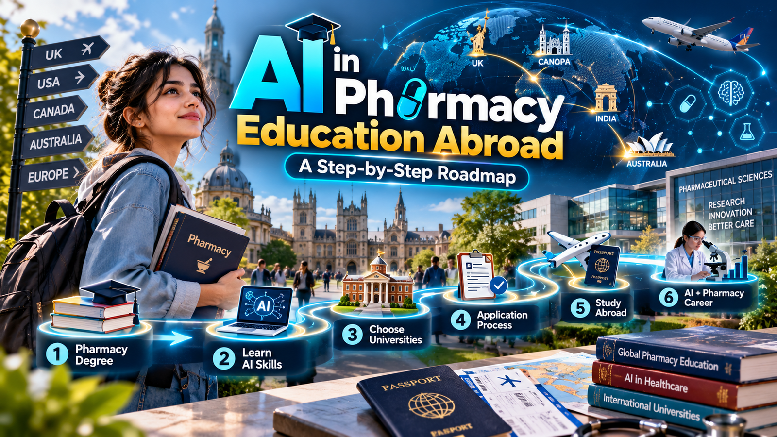 AI in Pharmacy Education Abroad: A Step-by-Step Roadmap