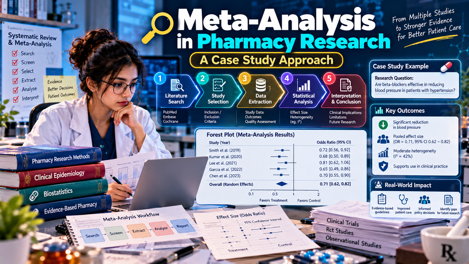 Meta-Analysis in Pharmacy Research: A Case Study Approach