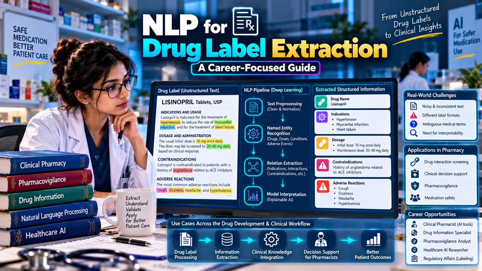 NLP for Drug Label Extraction: A Career-Focused Guide