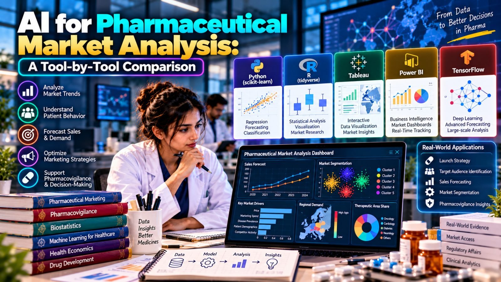 AI for Pharmaceutical Market Analysis: A Tool-by-Tool Comparison