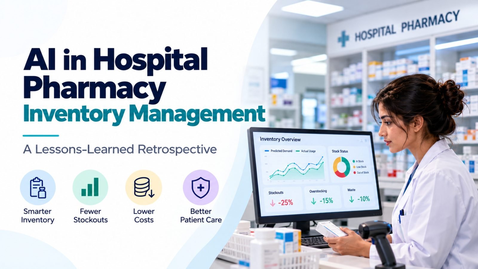 AI in Hospital Pharmacy Inventory Management: A Lessons-Learned Retrospective