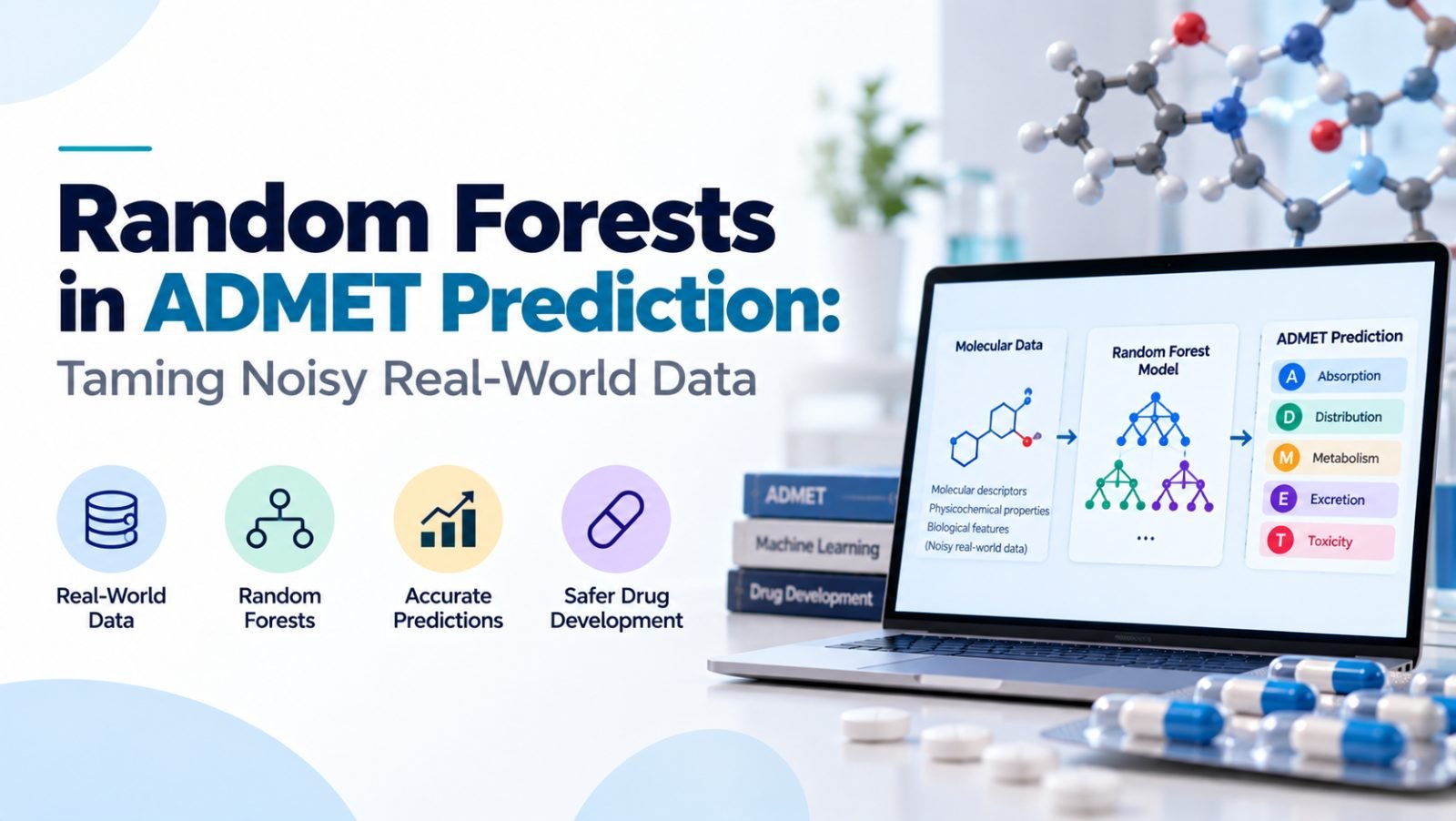 Random Forests in ADMET Prediction: Taming Noisy Real-World Data