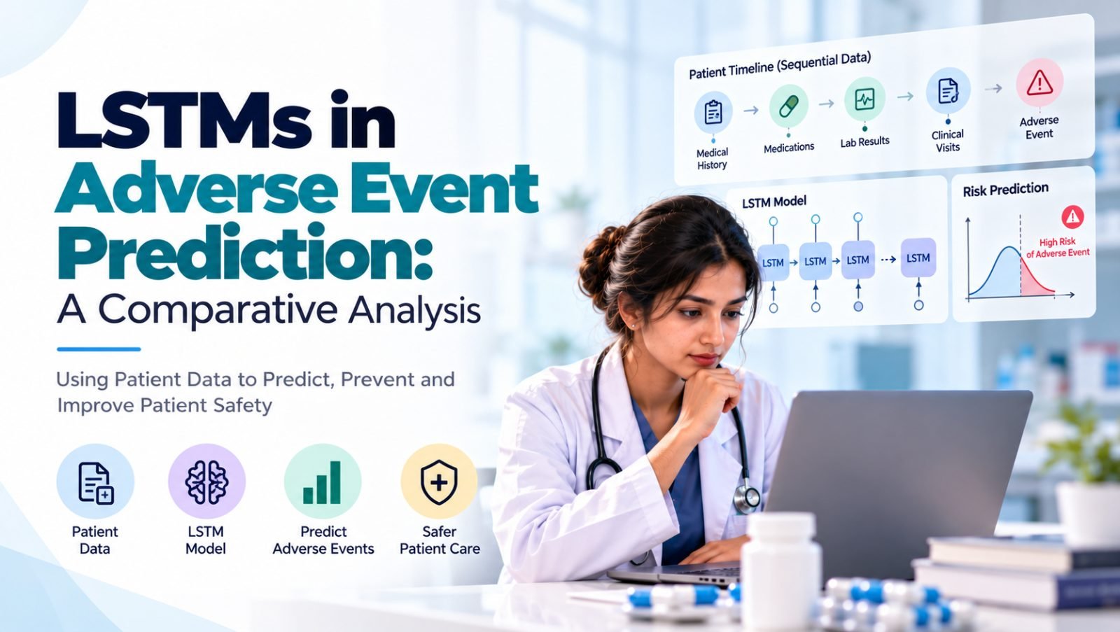 LSTMs in Adverse Event Prediction: A Comparative Analysis