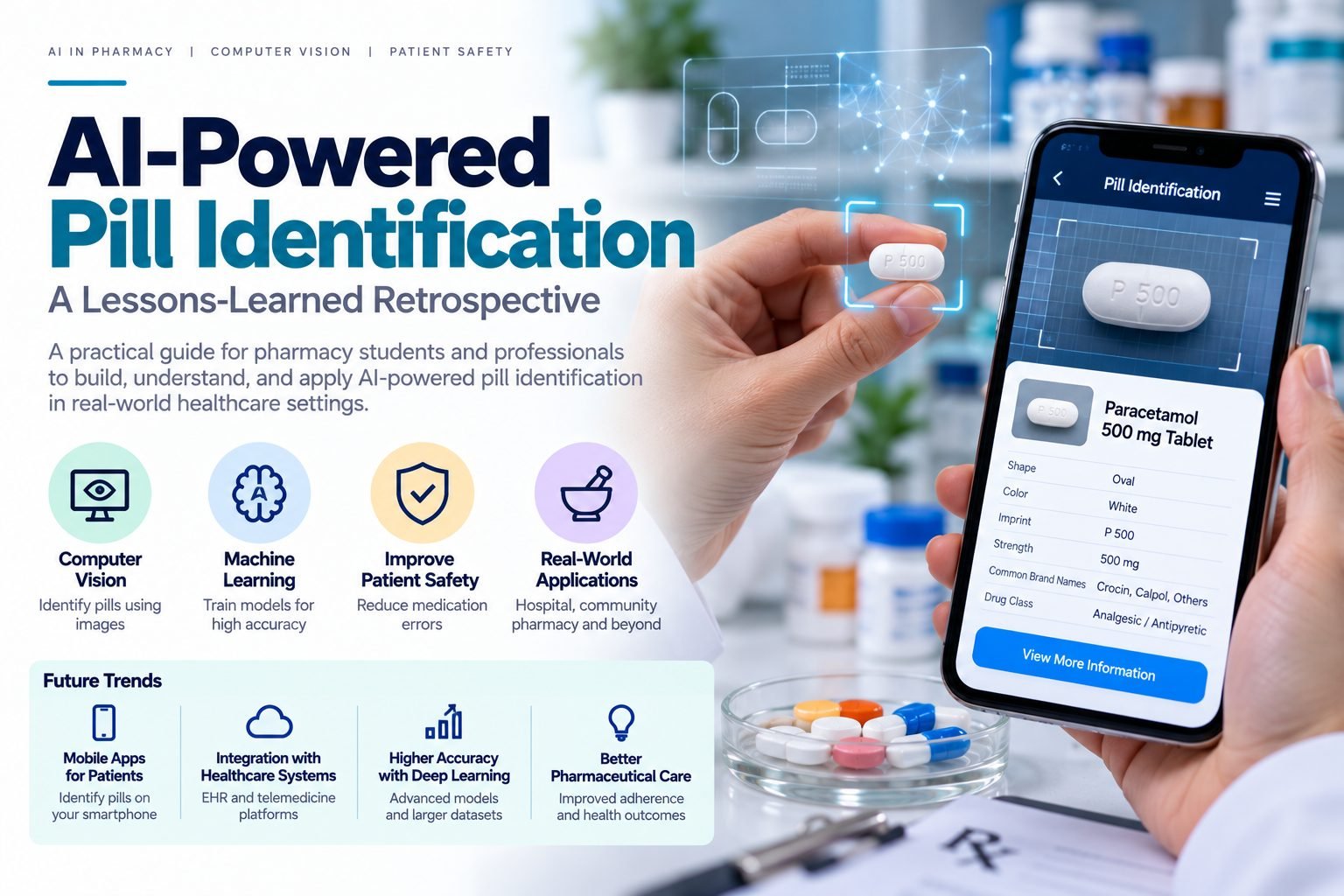 AI-Powered Pill Identification: A Lessons-Learned Retrospective