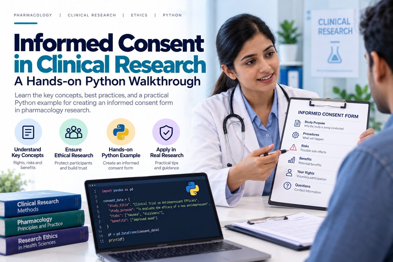 Informed Consent in Clinical Research: A Hands-on Python Walkthrough