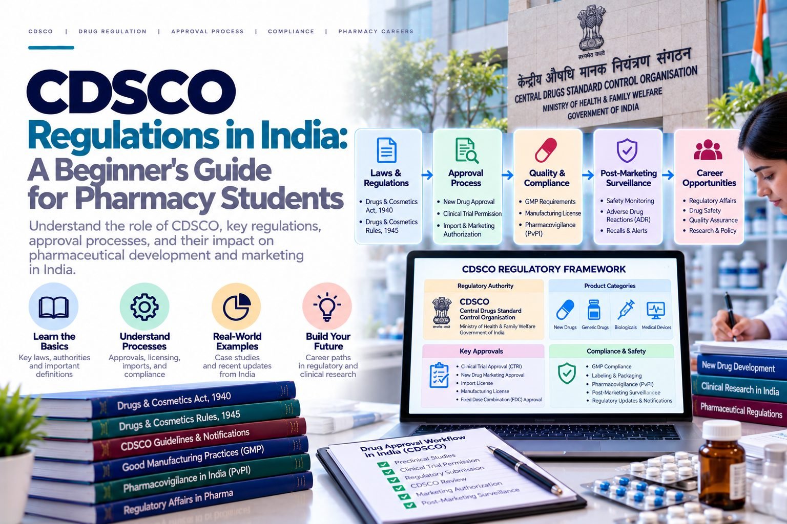 CDSCO Regulations in India: A Beginner's Guide for Pharmacy Students