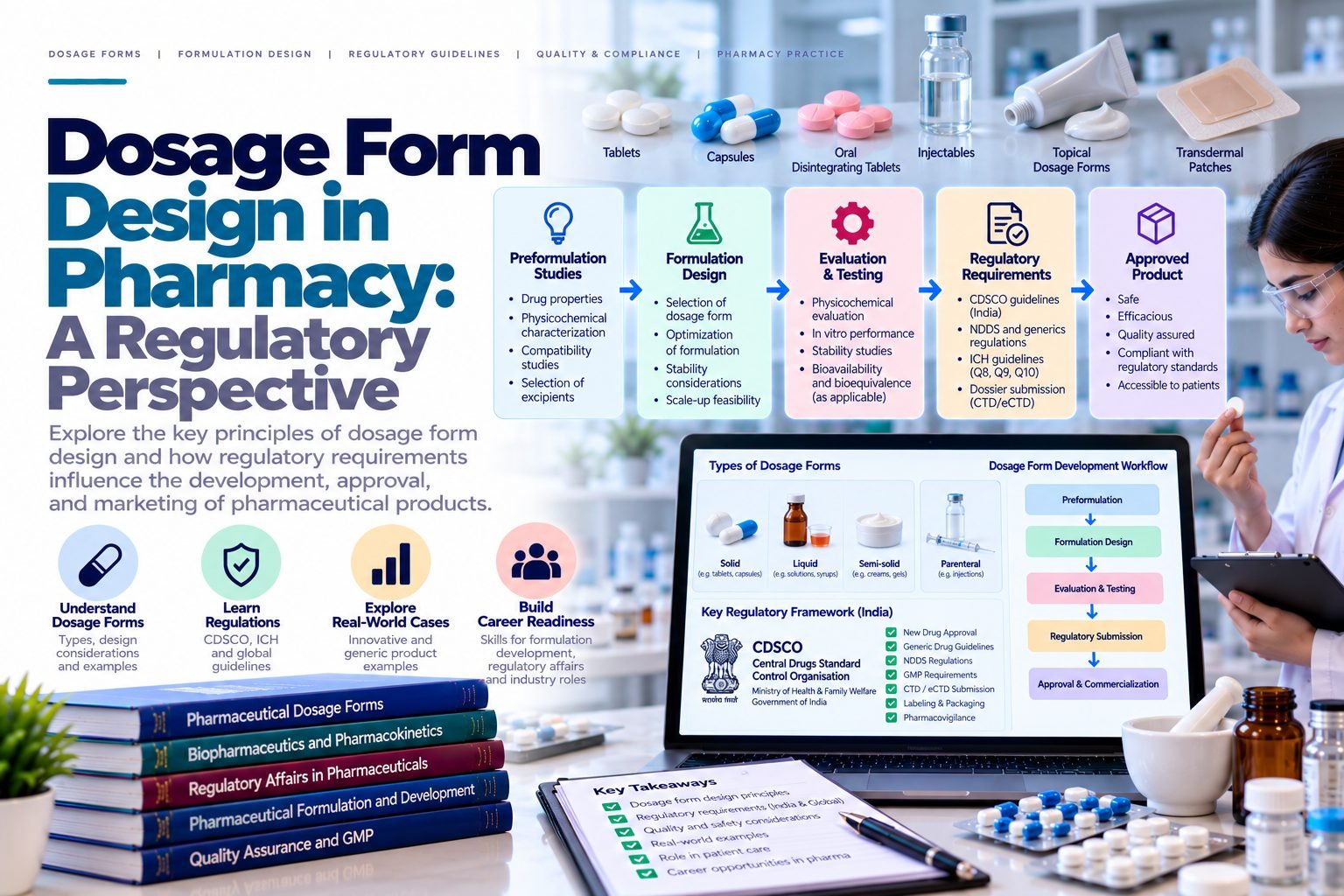 Dosage Form Design in Pharmacy: A Regulatory Perspective