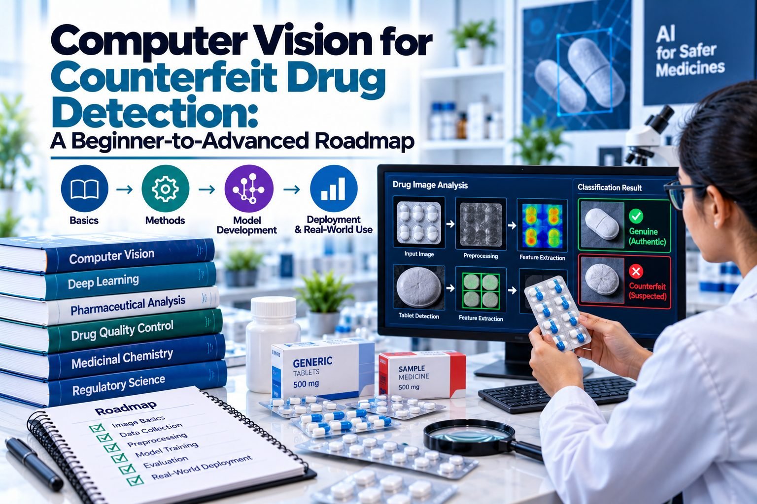 Computer Vision for Counterfeit Drug Detection: A Beginner-to-Advanced Roadmap